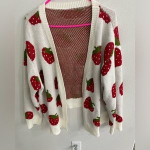 Strawberry cardigan